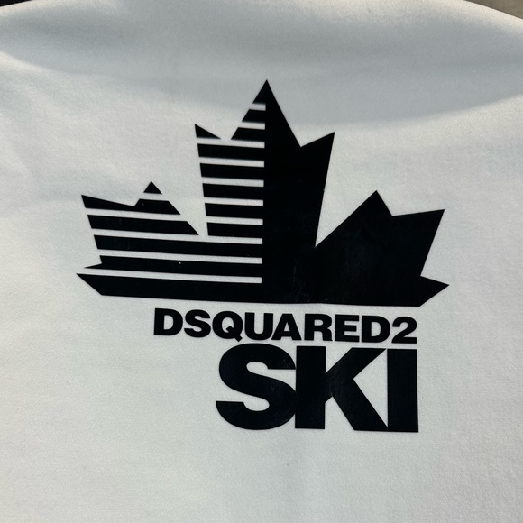 Dsquared2 White Stirrup Snow one Piece Ski Suit NWT - Picture 3 of 10